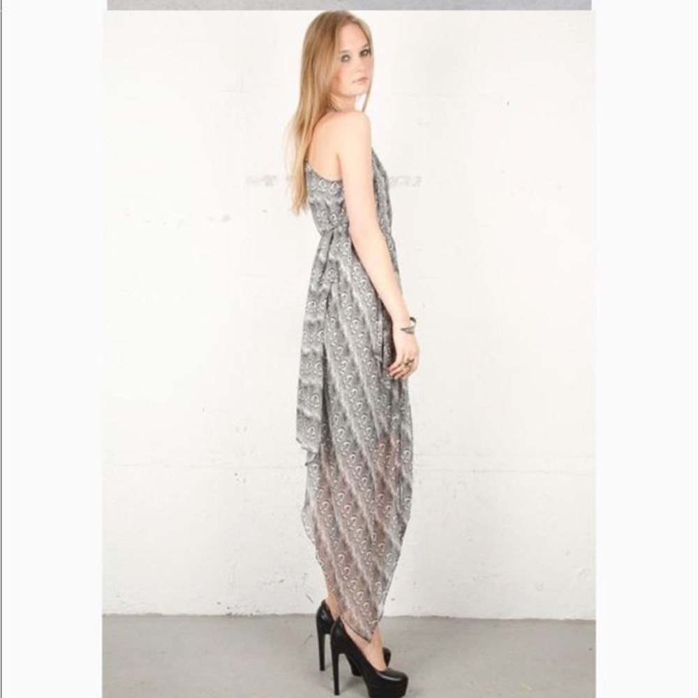 Robert Rodriguez Python Print Handkerchief Dress - image 2